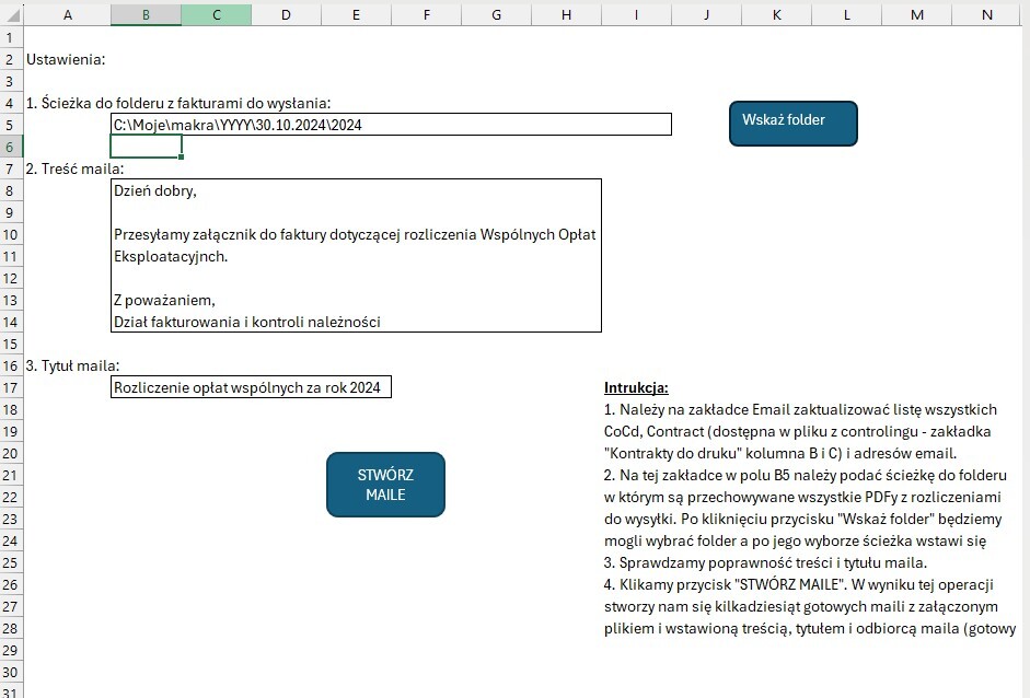 Automatyzacja wysyłki maili